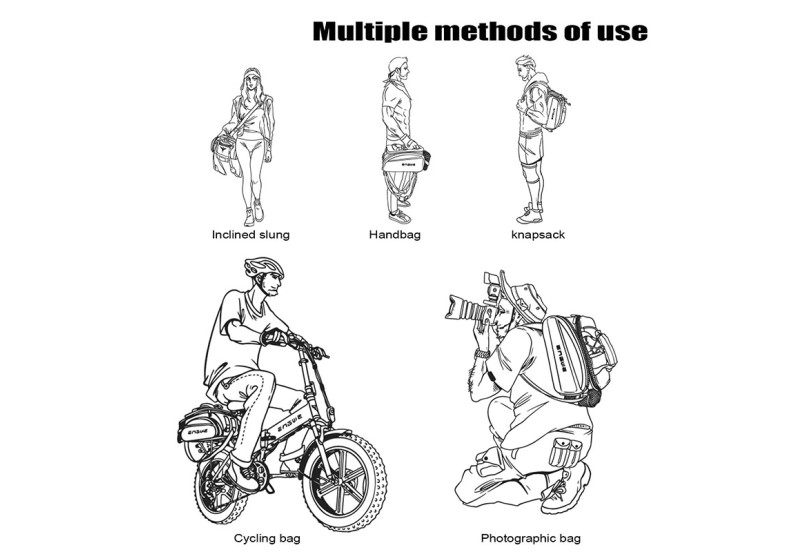 Сумка для багажника Engwe 35L Waterproof Bike Rack Bag