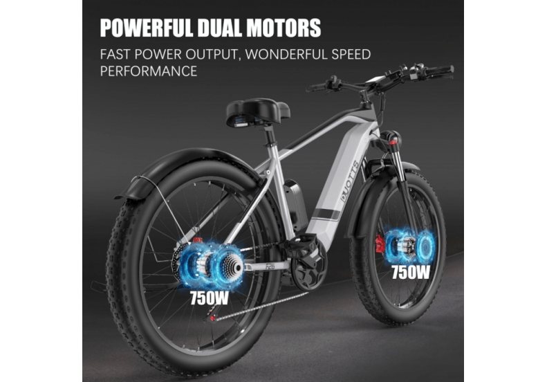 ЕЛЕКТРОВЕЛОСИПЕД  DUOTTS F26  (48V, 17,5Ah, 1500W)