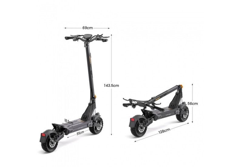 Електросамокат  AUSOM L2 Max   (1000 W, 48V, 20.8 Ah)
