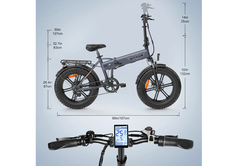 Електровелосипед ENGWE EP-2 Pro (750W, 48V, 13Ah)