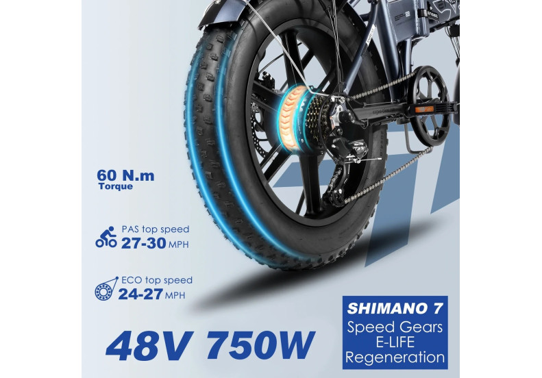 Електровелосипед ENGWE EP-2 Pro (750W, 48V, 13Ah)